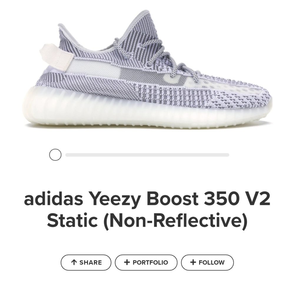 Yeezy Boost 350 V2 Static non-reflective